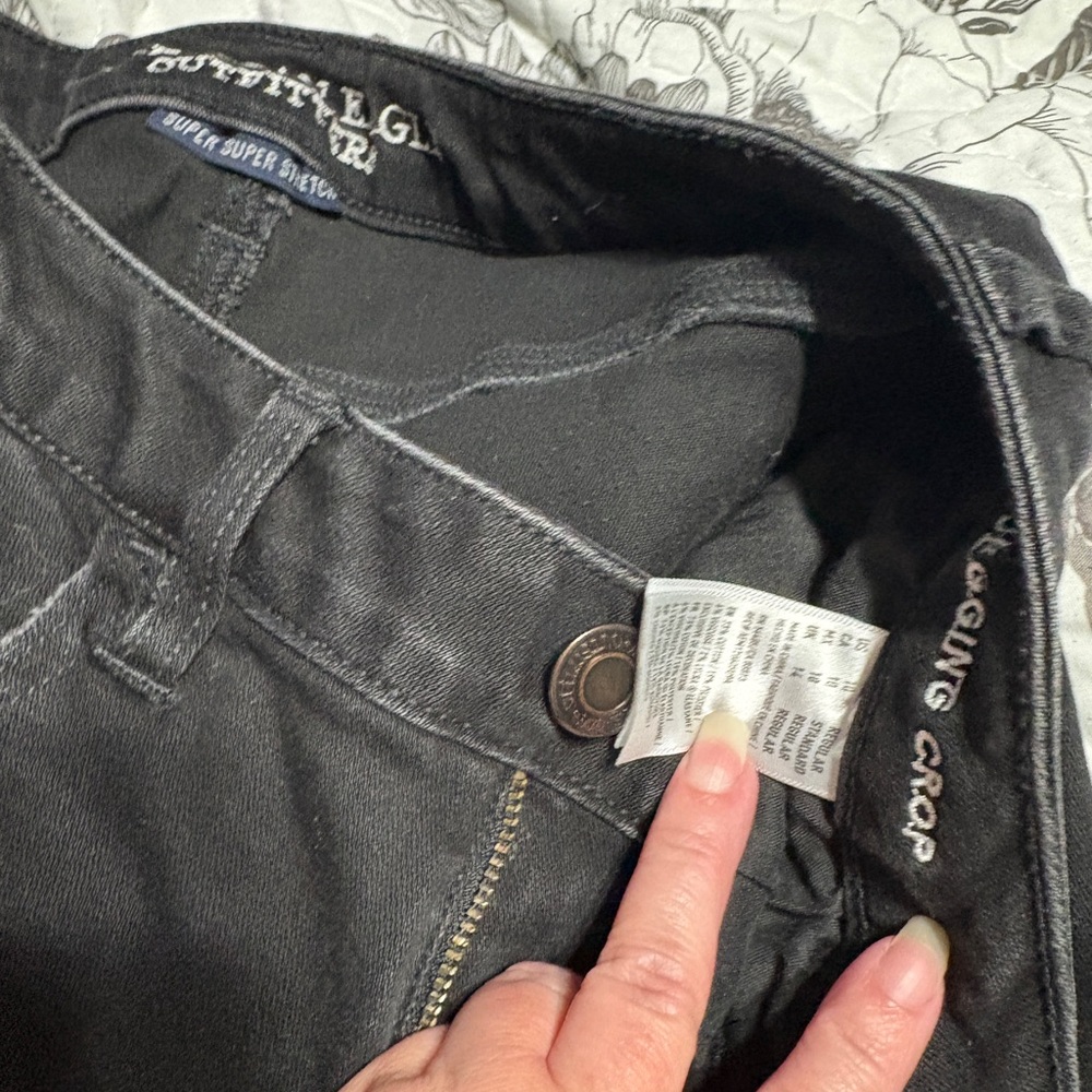 American Eagle Outfitters Black Denim Jeggings